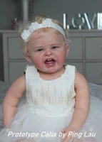 Calia Reborn Vinyl Toddler Doll Kit by Ping Lau 28" Mixed Vinyl Close Out Price! 