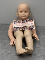 Asha Reborn Vinyl Toddler Doll Kit by Ping Lau 28" Mixed Vinyl Close Out Price 