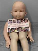 Emmeline Reborn Vinyl Toddler Doll Kit by Ping Lau 28" Mixed Vinyl Close Out Price 