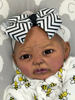 Saylor Silicone Reborn CUDDLE BABY Ethnic Skin Tone by Ping Lau Bumble Bees 18"