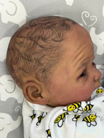 Saylor Silicone Reborn CUDDLE BABY Ethnic Skin Tone by Ping Lau Bumble Bees 18"