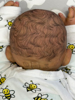 Saylor Silicone Reborn CUDDLE BABY Ethnic Skin Tone by Ping Lau Bumble Bees 18"