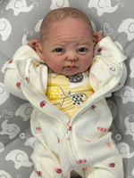 Saylor Silicone Reborn CUDDLE BABY Light Skin Tone by Ping Lau Bugs 18"