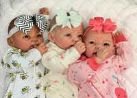 Saylor Silicone Reborn CUDDLE BABY Light Skin Tone by Ping Lau Bugs 18"