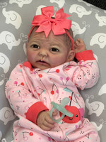 Saylor Silicone Reborn CUDDLE BABY Medium Skin Tone by Ping Lau Cherries 18"
