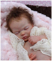 Hattie Reborn Vinyl Doll Kit by Cassie Brace 18" SOLD OUT EDITION Slight Boo Boo