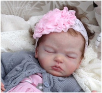 Hattie Reborn Vinyl Doll Kit by Cassie Brace 18" SOLD OUT EDITION Slight Boo Boo