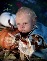 EKK Cedric Fantasy Elf Reborn Vinyl Doll Kit 23" By Doris Moyers Hornbogen in collaboration with the Late Kimberly Gardino and Sarah Mellman 