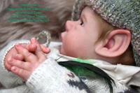 EKK Cedric Fantasy Elf Reborn Vinyl Doll Kit 23" By Doris Moyers Hornbogen in collaboration with the Late Kimberly Gardino and Sarah Mellman 
