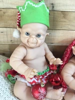 EKK Jingle Fantasy Kersmudgeon Reborn Vinyl Doll Kit by Cindy Musgorve 20"
