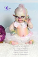 EKK Jingle Fantasy Kersmudgeon Reborn Vinyl Doll Kit by Cindy Musgorve 20"