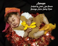EKK Annwynn Reborn Vinyl Vampling Doll Kit by Jamie Lynn Powers 19"