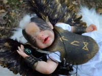 EKK Owynn Reborn Vinyl Vampling Doll Kit by Valerie Kruger 19"