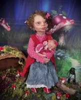 EKK Primsley Manor Elf Reborn Vinyl Doll Kit by Cindy Musgrove 26"