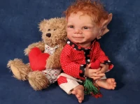 EKK Tobby Manor Elf Reborn Vinyl Doll Kit by Cindy Musgrove 16"