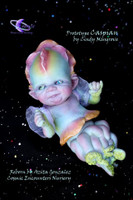 EKK Caspian Baby Squidling Reborn Vinyl Doll Kit by Cindy Musgrove 14"