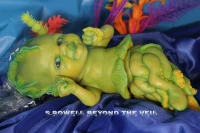 EKK Caspian Baby Squidling Reborn Vinyl Doll Kit by Cindy Musgrove 14"