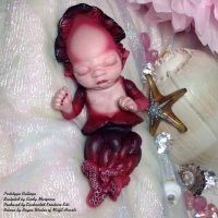 EKK Colliope Baby Squidling Reborn Vinyl Doll Kit by Lauren Jaimes 11"