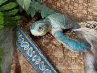 EKK Kiwi Newborn Baby Sea Turtle Reborn Vinyl Doll Kit by Cindy Musgrove 8"