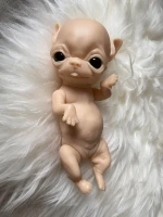 EKK Pickles Laying the Chihuahua Reborn Vinyl Doll Kit by Cindy Musgrove 8"