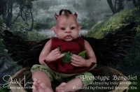 EKK  Bennedict the Phoenix Fae Reborn Vinyl  Kit by Jodie Lombardo 21" Limited Edition