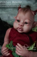 EKK  Bennedict the Phoenix Fae Reborn Vinyl  Kit by Jodie Lombardo 21" Limited Edition