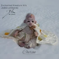 EKK  Chiron Reborn Vinyl Centauricorn, half centaur and half unicorn Doll Kit by Jodie Lombardo 21" 