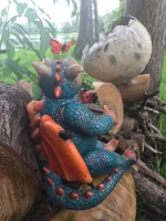 EKK  Hugo Reborn Vinyl Baby Dragon Doll Kit by Sarah Mellman 10"