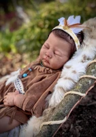 EKK November Rayn  Reborn Vinyl Doll Kit by Doris Moyers Hornbogen 22" Enchanted Kradle Kits