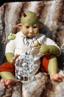 EKK Ollie the toddler Woodland Ogre Reborn Vinyl  Doll Kit by Jodie Lombardo 25" Limited Edition