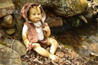 EKK Ollie the toddler Woodland Ogre Reborn Vinyl  Doll Kit by Jodie Lombardo 25" Limited Edition