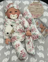 Saylor Silicone Reborn CUDDLE BABY Light Skin Tone by Ping Lau Flowers 18"