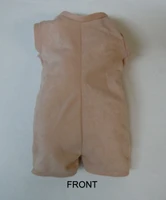 German Doe Suede Body for 25" Dolls Full Unjointed Arms Full Straight Legs #516STGF