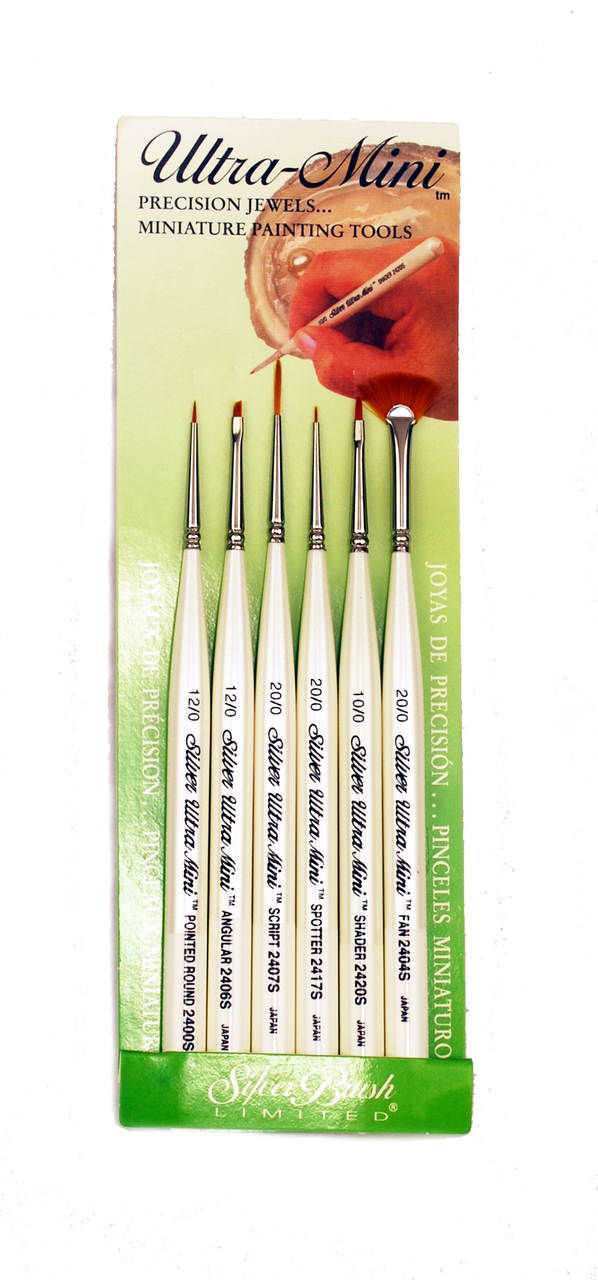 Miniature Paint Brushes 12 piece set