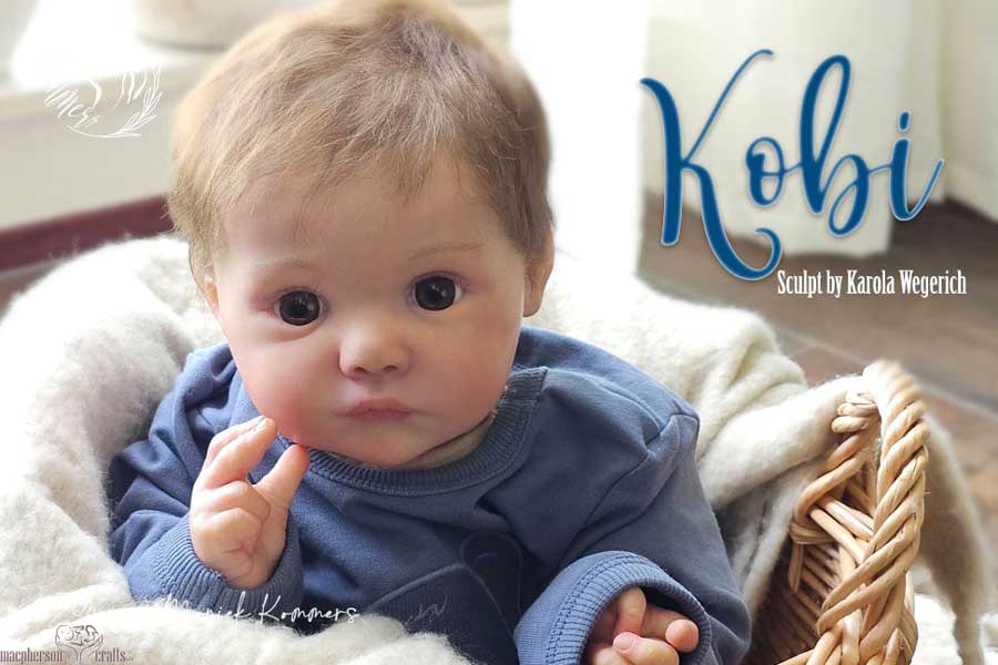 Kobi Reborn Vinyl Doll Kit by Karola Wegerich 23