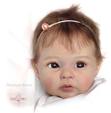 Raven original reborn doll sculpt by Ping Lau