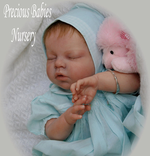 Noah Asleep Reborn Vinyl Doll Kit by Reva Schick 20