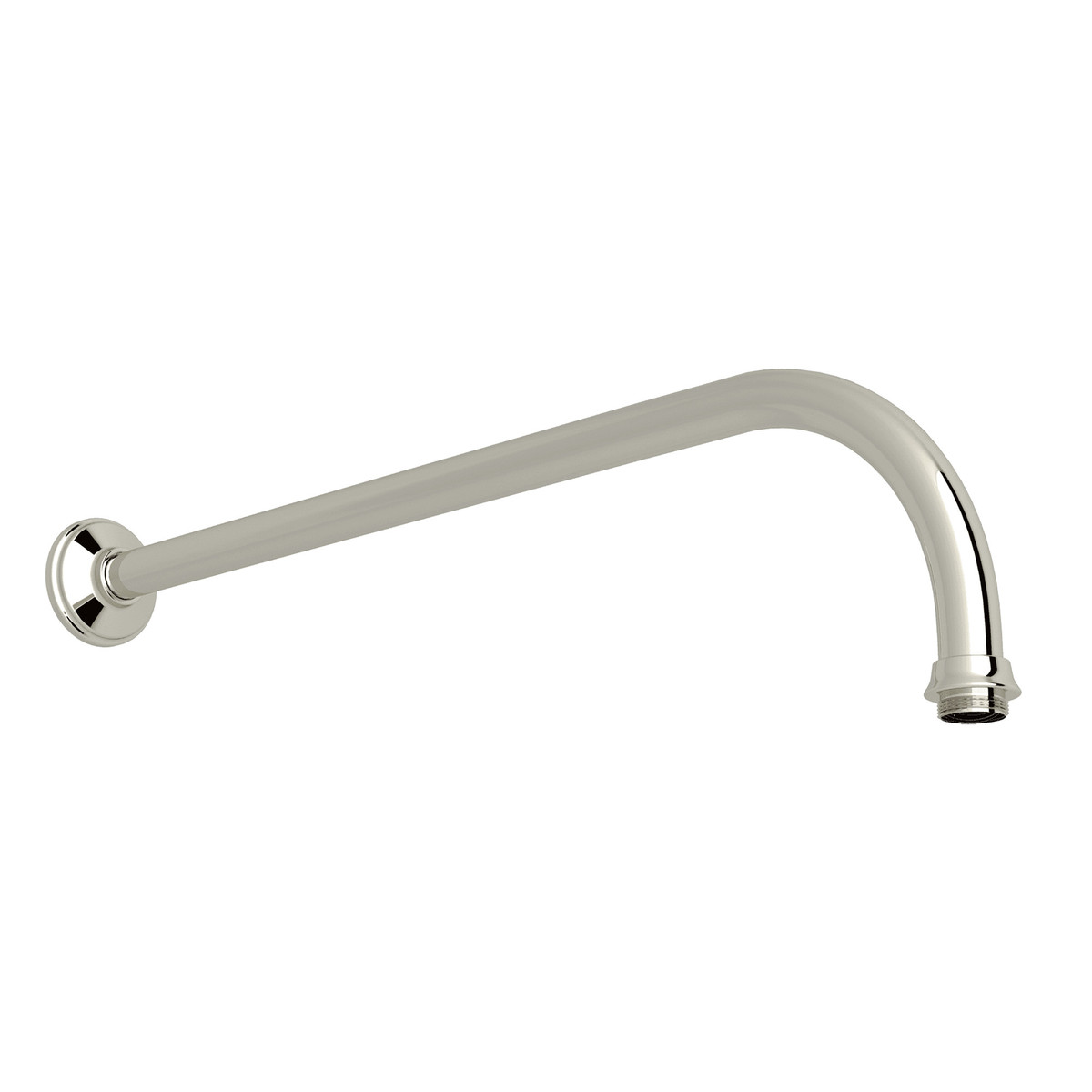 Perrin & Rowe 15 Inch Reach Wall Mount Shower Arm Polished Nickel
