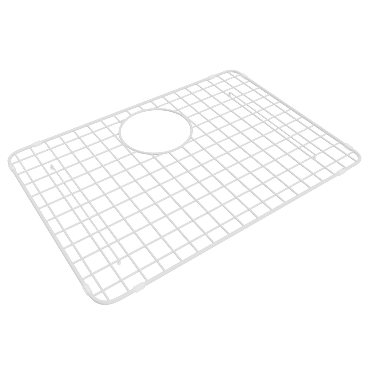 Rohl WSG6347WH Spülenrost - Edelstahl, Weiß, 46,7 X 33,8 Cm, Für Allia Spülen, Mit Kunststofffüßen