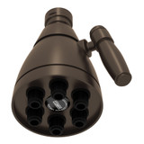 2 1/2 Inch Adjustable 6 Jet Showerhead - Tuscan Brass | Model Number: WI0120TCB - Product Knockout