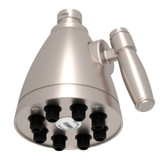 3 1/2 Inch Adjustable 8 Jet Showerhead - Satin Nickel | Model Number: WI0121STN - Product Knockout