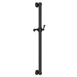 42 Inch Decorative Grab Bar with Lever Handle Slider - Old Iron | Model Number: 1363OI - Product Knockout