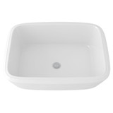 Allia Rectangular Undermount Bathroom Sink - White | Model Number: 1532-00 - Product Knockout