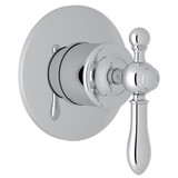 Arcana 4-Port 3-Way Diverter Trim - Polished Chrome with Metal Lever Handle | Model Number: AC27NLM-APC/TO - Product Knockout