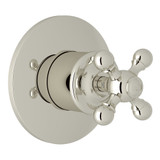Arcana 4-Port 3-Way Diverter Trim - Polished Nickel with Cross Handle | Model Number: AC27NX-PN/TO - Product Knockout
