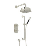Bellia Thermostatic Shower Package - Polished Nickel with Cross Handle | Model Number: BEKIT50X-PN - Product Knockout