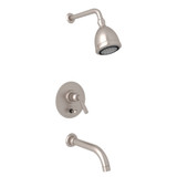 Holborn Pressure Balance Shower Package - Satin Nickel with Metal Lever Handle | Model Number: U.KIT880LS-STN - Product Knockout