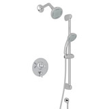 Verona Pressure Balance Shower Package - Polished Chrome with Cross Handle | Model Number: RBKIT350NXM-APC - Product Knockout