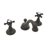 Viaggio C-Spout Widespread Bathroom Faucet - Old Iron with Cross Handle | Model Number: A1408XMOI-2 - Product Knockout