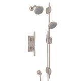 Vincent AKIT15LV Thermostatic Shower Package - Satin Nickel with Metal Lever Handle | Model Number: AKIT15LV-STN - Product Knockout